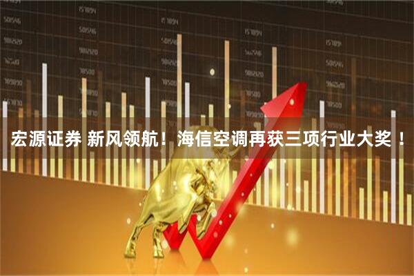 宏源证券 新风领航！海信空调再获三项行业大奖 ！